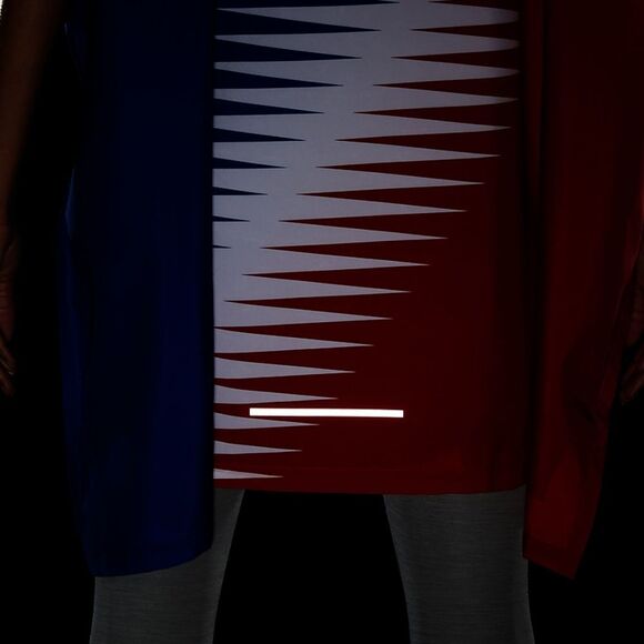 Nike USA Team Marathoner Poncho Jacket Dri-Fit Repel Size Medium M Blue Olympics - Picture 13 of 13